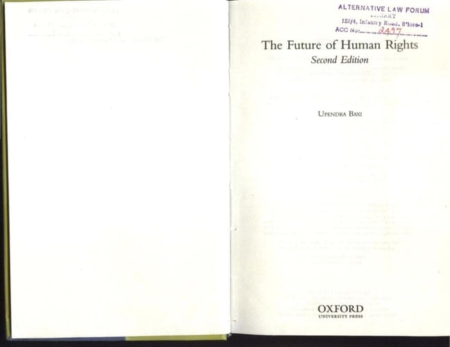 The Future of Human Rights