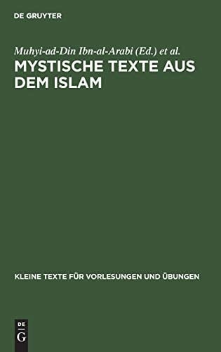 Mystische Texte Aus Dem Islam Drei Gedichte des Arabi 1240