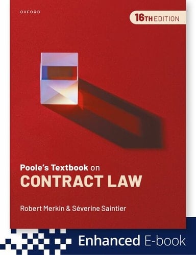 Poole's Textbook on Contract Law