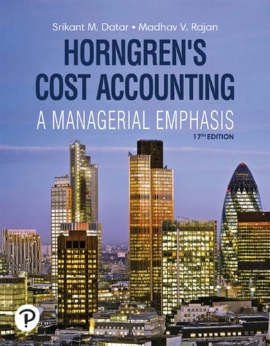 Horngren's Cost Accounting (Pearson+)