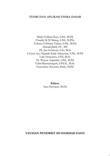 Teori dan Aplikasi Fisika Dasar