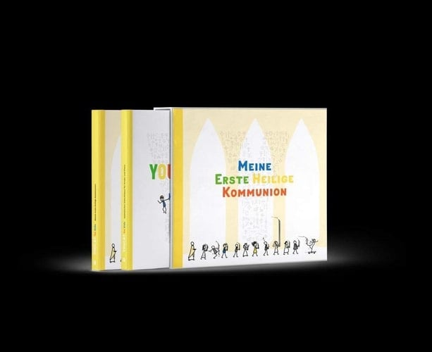 Youcat for Kids und Erinnerungsalbum 2 Bücher im edlen Geschenk-Schuber