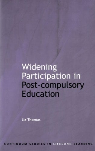 Widening Participation in Post-Compulsory Education