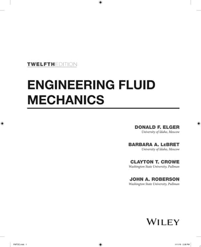 Engineering Fluid Mechanics