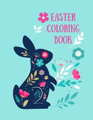 Easter Coloring Book for Kids: 46 beautiful Easter Coloring Pages for Kids ages 4-8