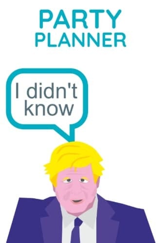 Party Planner: Funny Boris J Event Planner, Gag Gift Notebook - Organizer For Activities and To-Do Calendar Dates