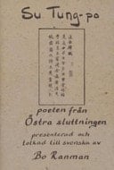 Su Tung-po poeten från östra sluttningen
