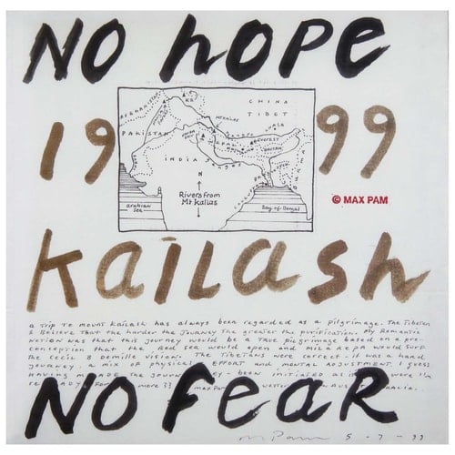 Max Pam, Kailash (Tibet), 1999 Carnet de Voyage