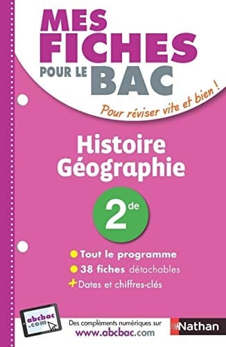 Histoire géographie 2de