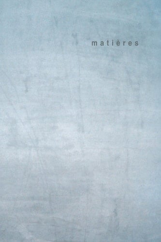 matières 1 Motion, émontions