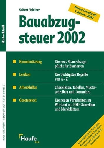 Bauabzugsteuer 2002