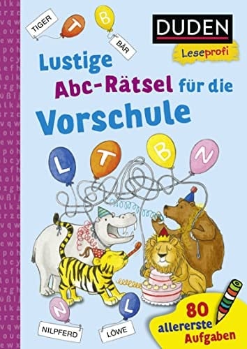 Lustige Abc-Rätsel für die Vorschule 80 allererste Aufgaben