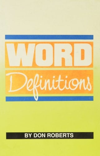 Word Definitions