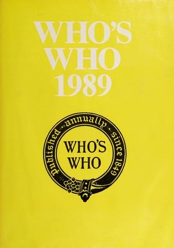 Who's Who, 1989