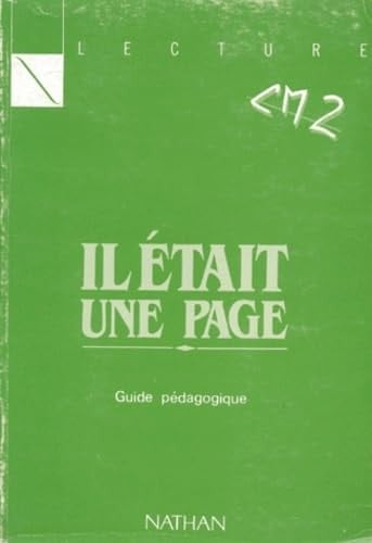 Il était une page CM2, guide pédagogique