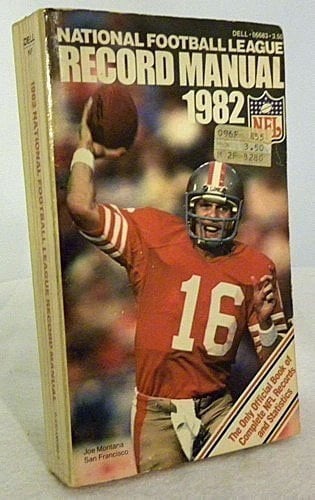 Official 1982 National Football League Record Manual