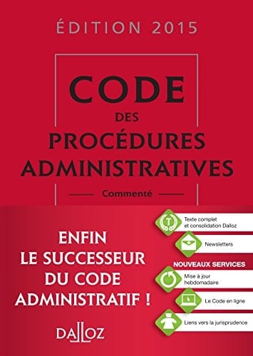 Code des procédures administratives commenté