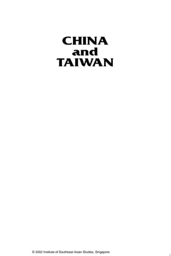China and Taiwan Cross-strait Relations Under Chen Sui-bian