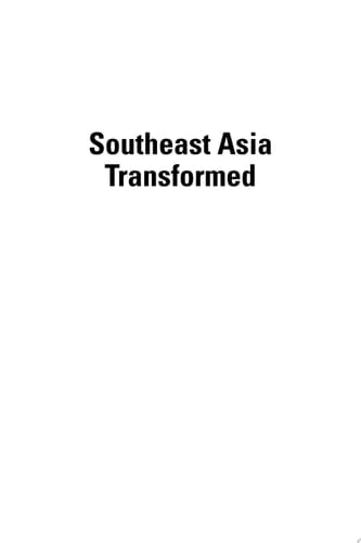 Southeast Asia Transformed A Geography of Change