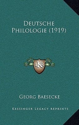 Deutsche Philologie (1919) (German Edition)