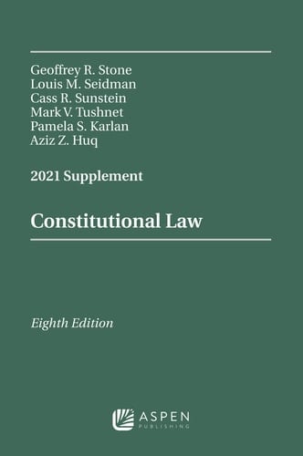 Constitutional Law 2021 Supplement