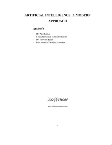 ARTIFICIAL INTELLIGENCE: A MODERN APPROACH