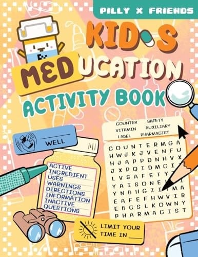 Kid's Meducation Activity Book