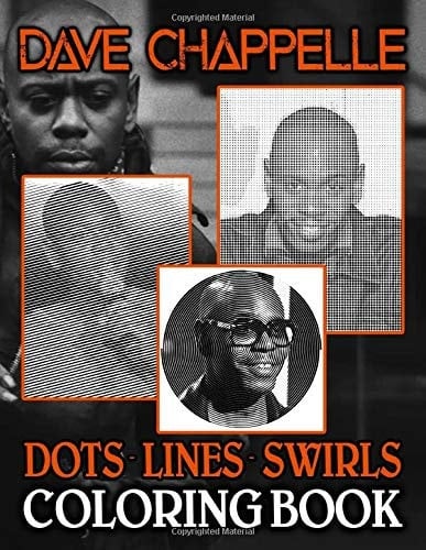 Dave Chappelle Dots Lines Swirls Coloring Book: Dave Chappelle Unofficial Diagonal Line, Swirls Activity Books For Adults, Teenagers