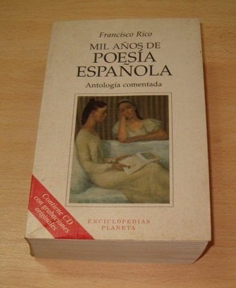 Mil años de poesía española antología comentada