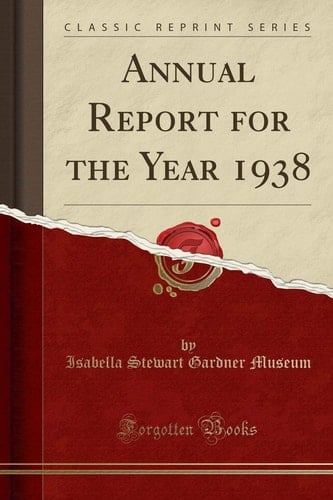 Annual Report for the Year 1938 (Classic Reprint)
