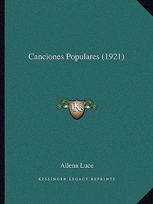 Canciones Populares (1921) (Spanish Edition)