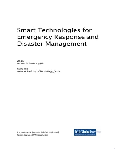 Smart Technologies for Emergency Response and Disaster Management