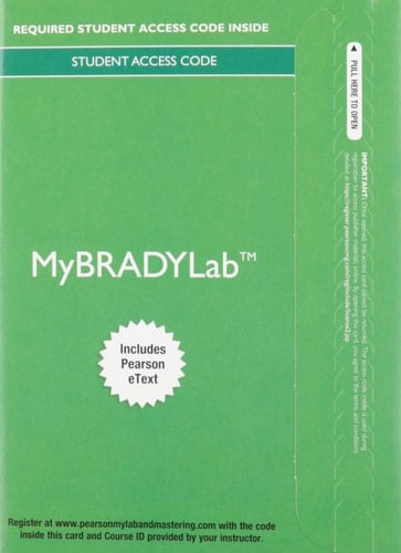 MyBradylab with Pearson EText -- Access Card -- for Emergency Care