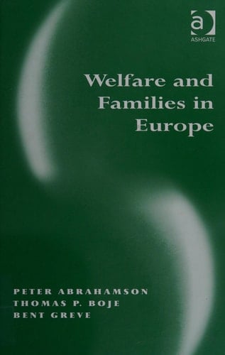Welfare And Families In Europe