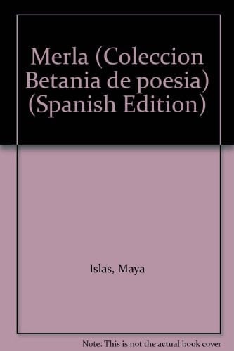 Merla (Colección Betania de poesía) (Spanish Edition)