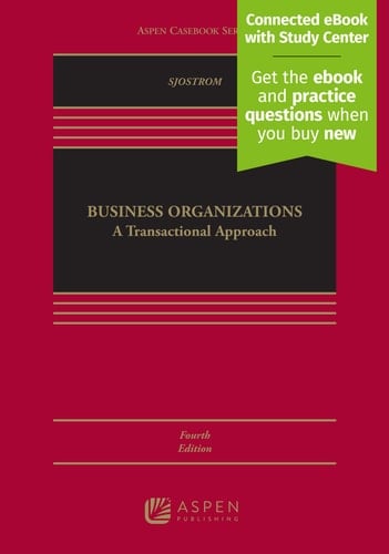 Business Organizations A Transactional Approach