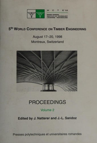5th World Conference on Timber Engineering