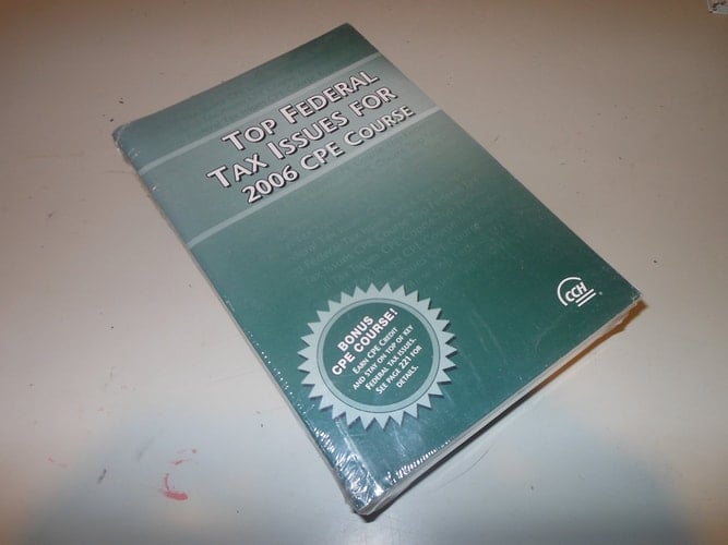 Top Federal Tax Issues for 2006 CPE Course