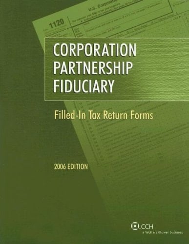 Corporation Partnership Fiduciary Filled-In Tax Return Forms