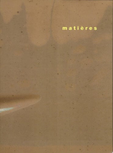 Matières N° 7/2005