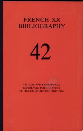 French Twentieth Bibliography