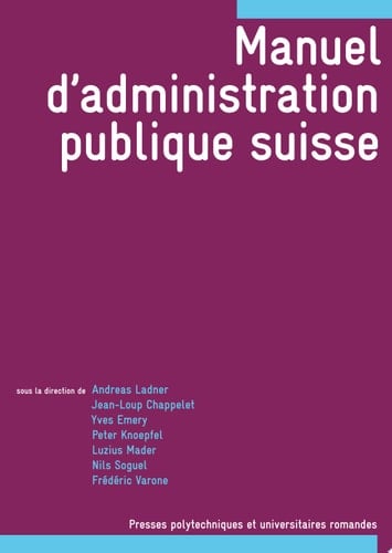 Manuel d'administration publique suisse