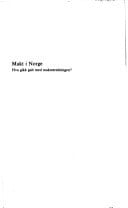 Makt i Norge: Hva gikk galt med Maktutredningen? (Norwegian Edition)