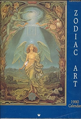 Zodiac Art Calendar 1990 Llewellyn