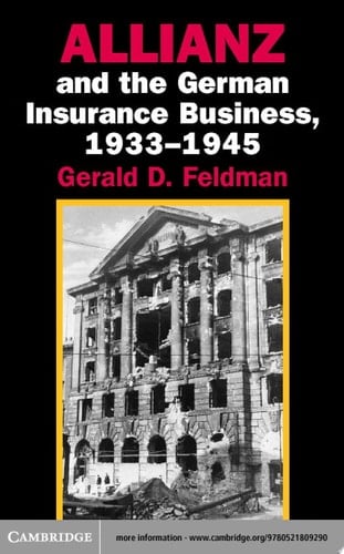 Allianz and the German Insurance Business, 1933–1945