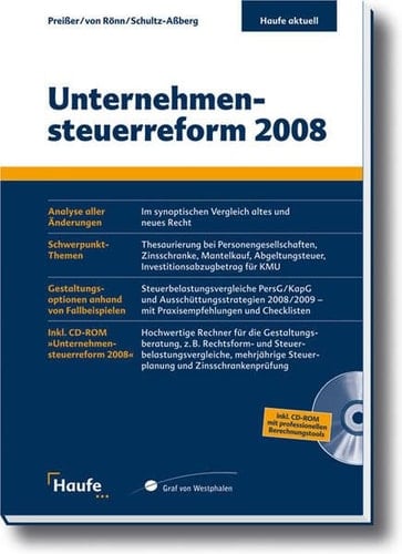 Unternehmensteuerreform 2008