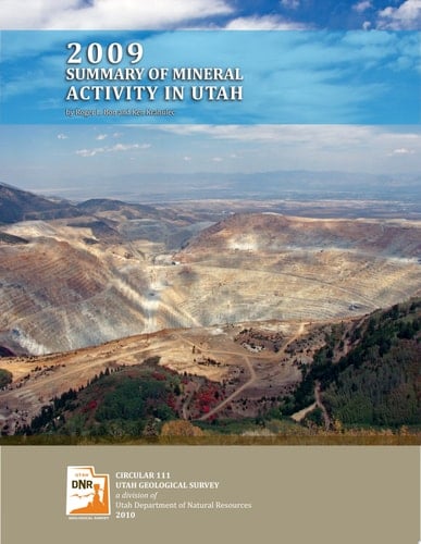 2009 Summary of Mineral Activity in Utah