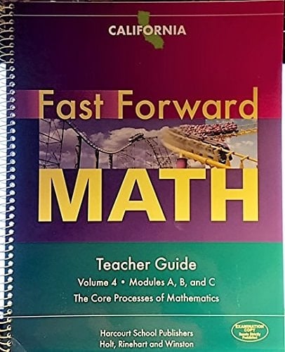California Fast Forward Math Teacher Guide