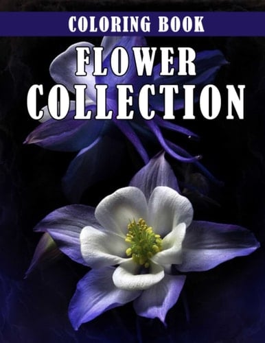 Coloring Book With Flower Collection: Aesthetic and Soothing Floral Designs for Relaxation with Beautiful Flowers | Gift For Kids, Boys, Girls