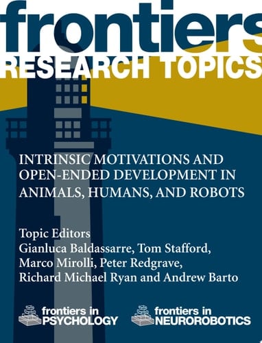 Intrinsic motivations and open-ended development in animals, humans, and robots